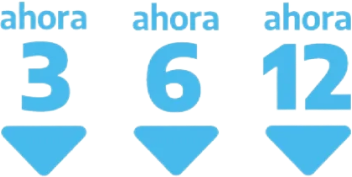 Logo de Ahora 12,Ahora 6 y Ahora 3